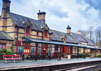 View of Haverthwaite Station