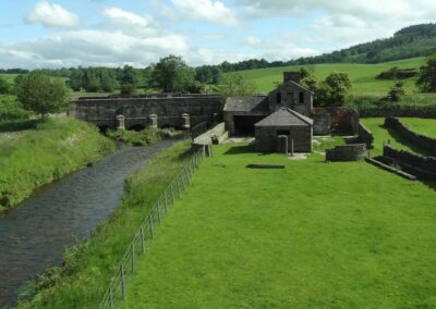 The green fields of Haverthwaite